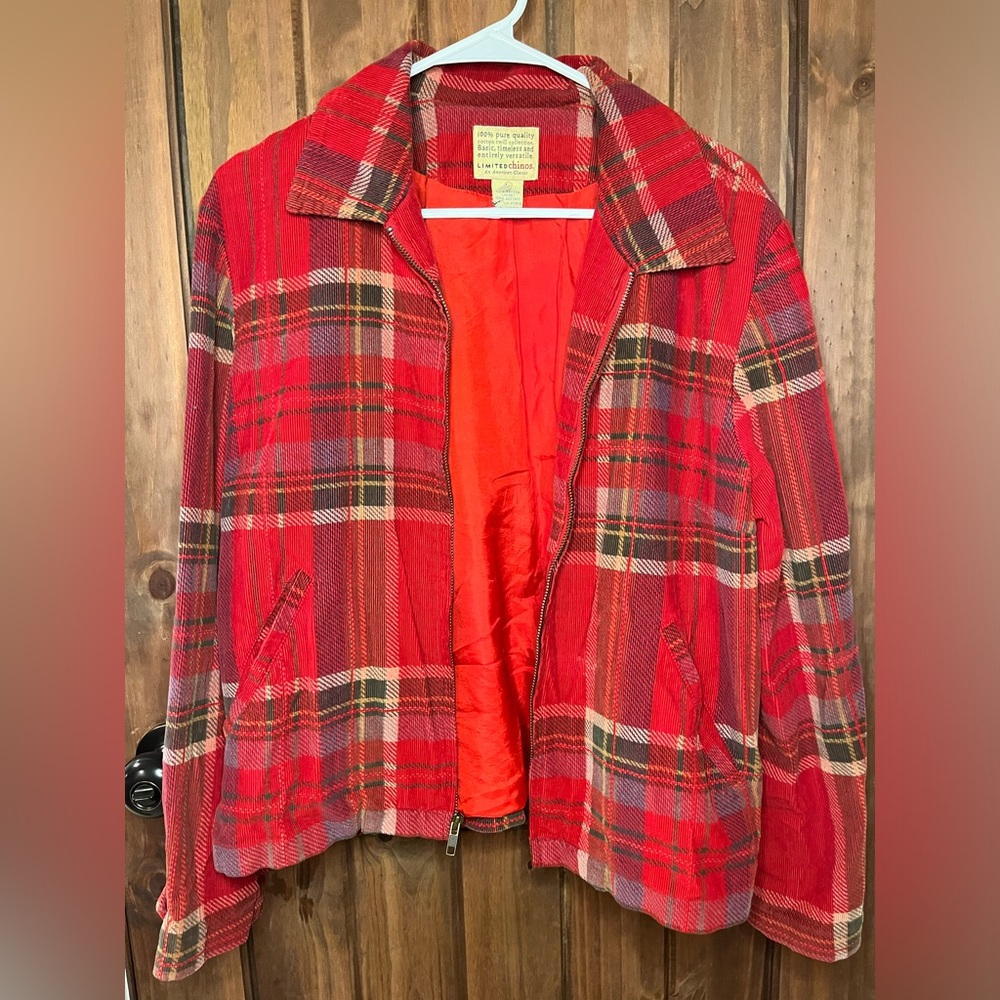 Vintage plaid jacket